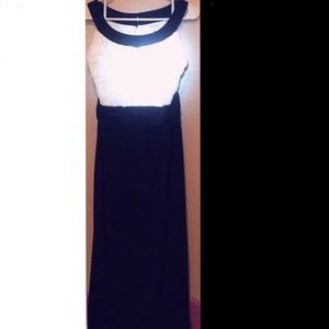 Formal Black/White Dress